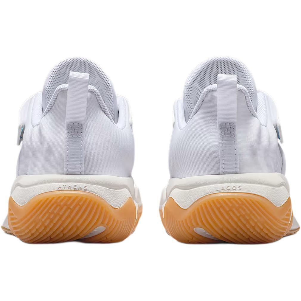 Nike Giannis Immortality 4 Low top Children's Basketball Shoes White Yellow Blue Children Aged 3 7 Years Old IH7665-100
