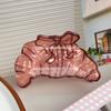 Sweet Croissant Shark Clip Coffee Cup Delicious Food Claw Clip Headdress Creative Crab Clip  Gift