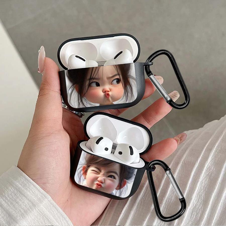 Pouting For Cuteness Girl Earphone Cases Cover Case For Airpods 2 Pro2 1 4 Pro 3 Pro3