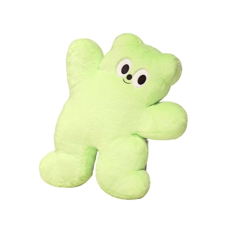 

Soft Polkas Dot Bear Cushion With Sturdy Support For Stress Relief And Home Decoration