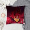 Hazbin Hotel HH Dark Comedy Adult Animation Doublesided Printed Square Decorative Cushion Cover for Sofa Living Room Home Decor