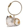 Transparent Pet Hair Storage Box Cat Hair Storage Capsule Keychain for Cat Fur DIY Memorial Gift for Pet Lovers