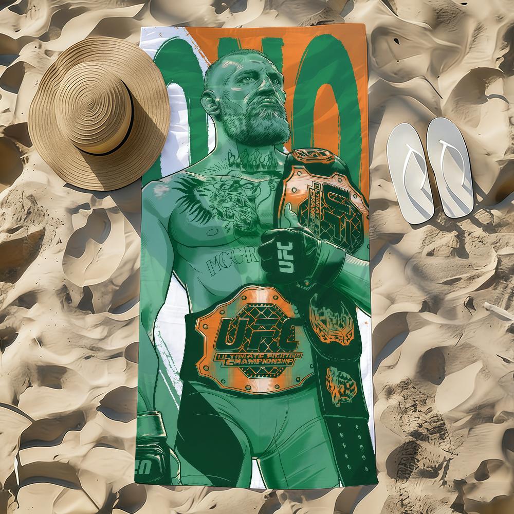 Towel Beach Towel Oversized Quick C-Conor Dry Towel Absorbent Champion Soft Swim Boxer BeachTowels for Men U-UFC Women