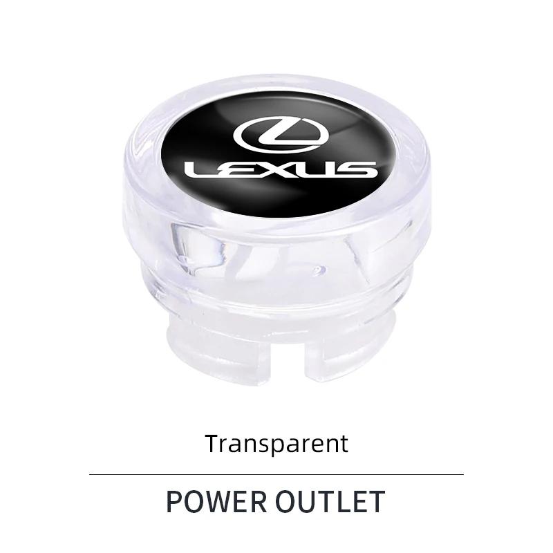 

Пылезащитная крышка прикуривателя автомобиля Lexus Автоаксессуары для Lexus F SPORT ES RX NX LS UX LM LX GX LC RZ IS CT GS RC HS SC LBX