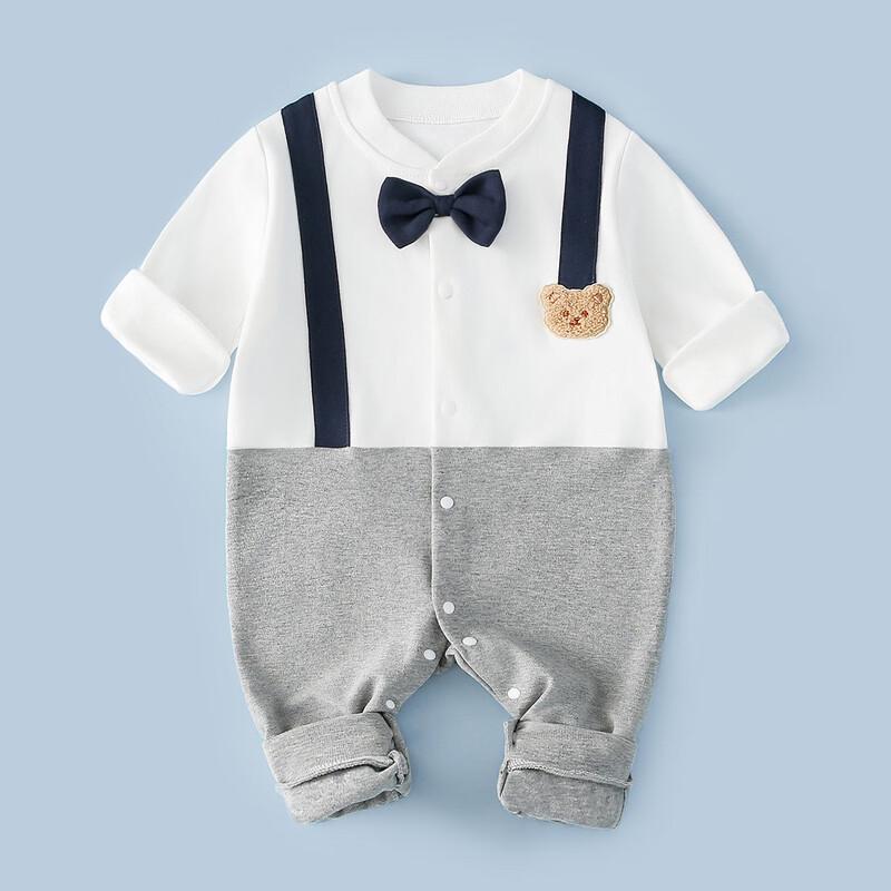 Baby Gentleman Long Sleeve Romper XL