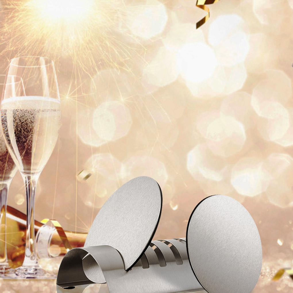 Set di Supporti per Sottobicchieri 6 Pezzi Supporto per Tazza in Acciaio Inossidabile Tappetino Antiscivolo Termoisolante per Ciotola