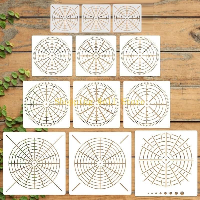 KX4B Geometric Dot Painting Tool for Painting on Fabric Canvas Glass Rock
