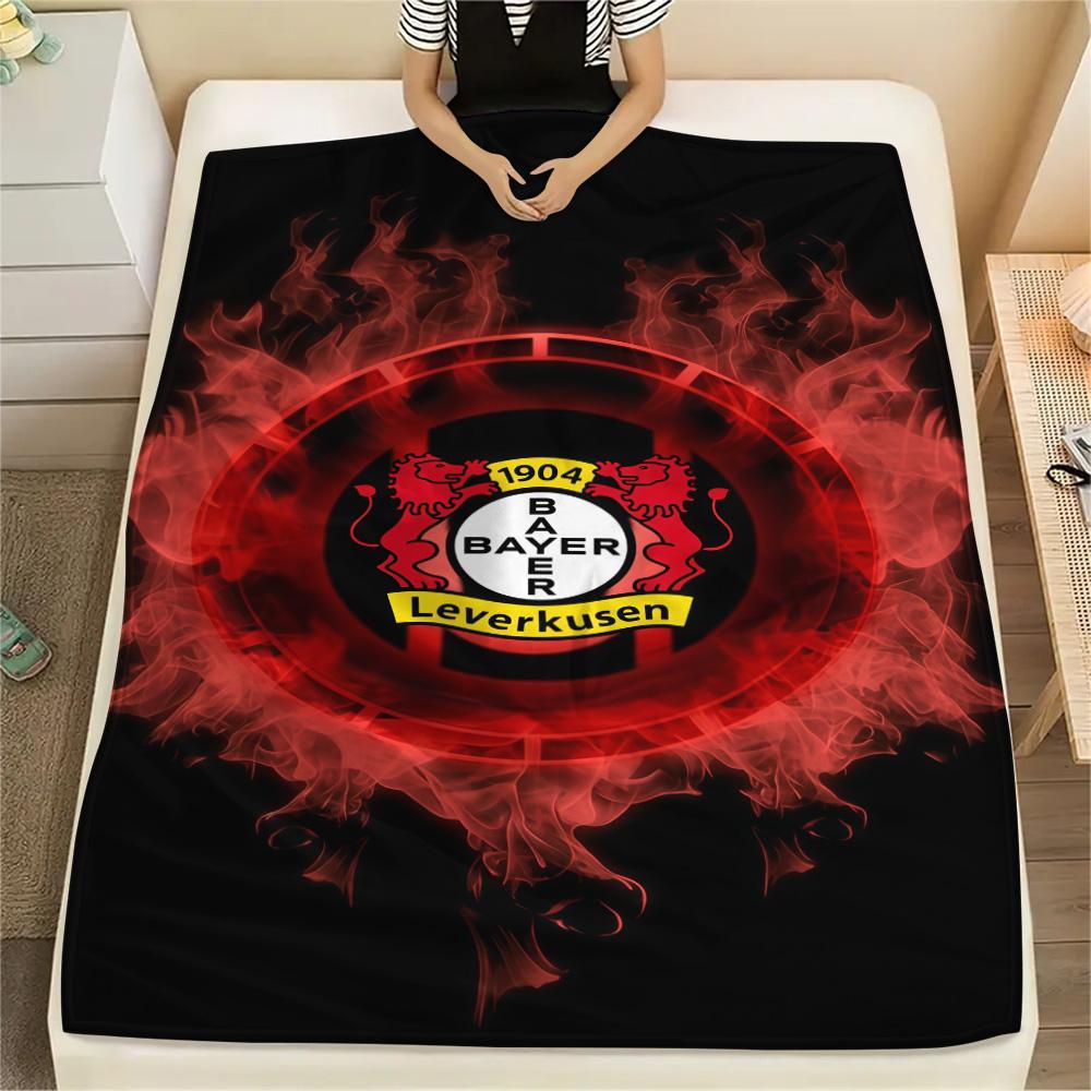Bayer 04 Leverkusen logo Print FlAannel Blanket, High quality Comfortable for All Seasons, Home Decor, Warmth and Comfort