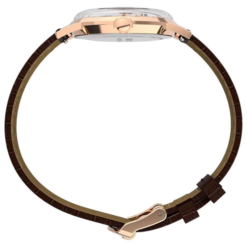 TIMEX Marlin Quartz TW2Y37700 rose gold/brown men's watch