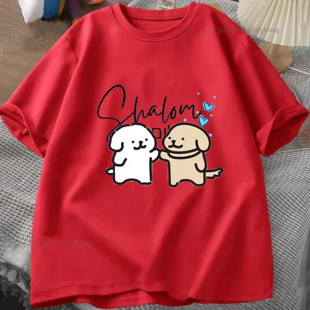 Shabbat Shalom Jewish Men T-Shirt Hebrew Inner Peace Tshirt Cotton Short Sleeve Tees Unisex Men's Clothing Oversize Tshirts Tops