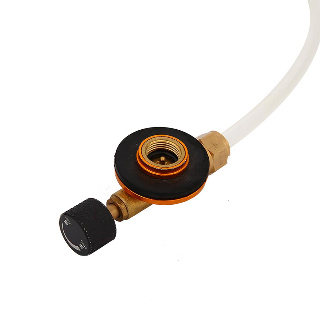 Outdoor Camping Stove Refill Adapter Converter Gas Bottle LPG Flat Tank Connector