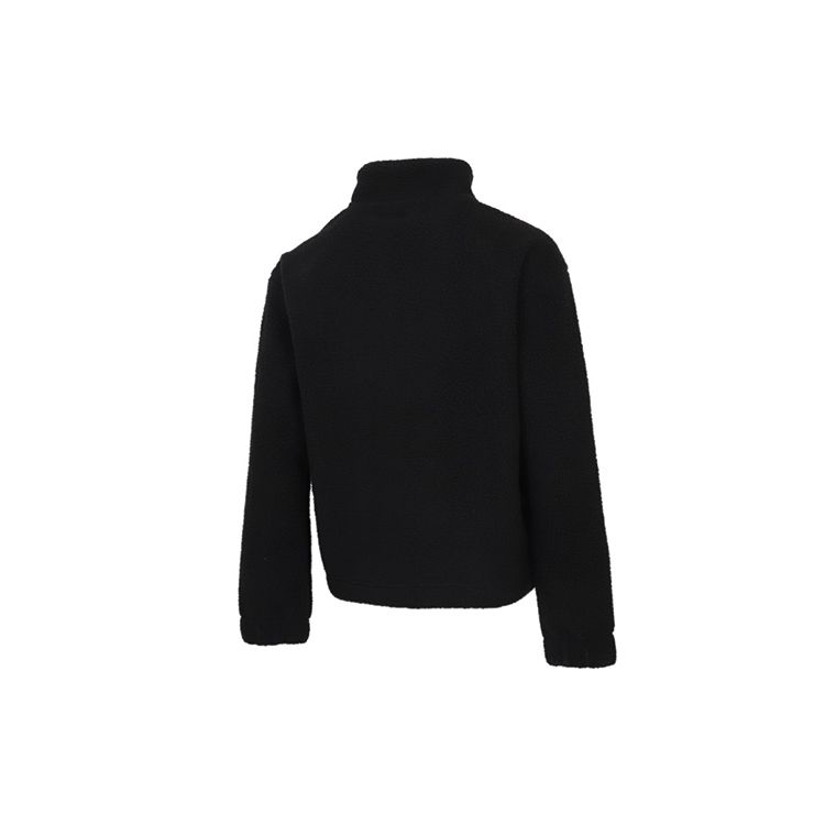 Puma Nu-Utility Faux Shearling Warm Casual Stand Collar Jacket Women Jackets Black 586612-01