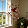 Carillons éoliens Colibri, avec Pendentifs en Cristal Carillons éoliens Métalliques d'Extérieur, Réflexion de la Lumière Arc-en-ciel Carillon éolien Durable pour la Décoration de Jardin et de Cour
