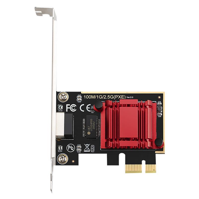 

TXA092 Network Card Computer Gaming 2.5G Gigabit Ethernet Adapter Supports ROS, Esxi, PXE Boot A