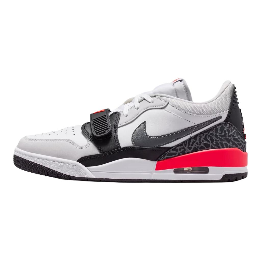 Jordan Legacy 312 Low top Vintage Basketball Shoes Men's White Red CD7069-113