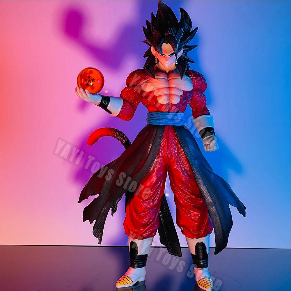 29cm Animation Dragon Sphere Gogeta Ssj4 Figure Super Saiyan 4 Son Goku Vegeta Figurine POLYVINYL CHLORIDE Action Figures Miniature Plaything for