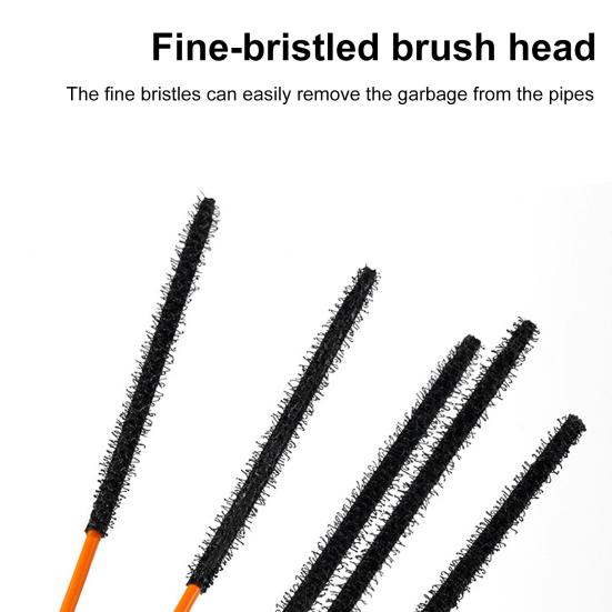 3/5Pcs Sink Dredger Reinforced Hook Tip Break-Proof Wire Rope Hair Clog Remover Long Reach Sink Cleaner