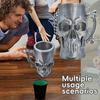 Skull Can Holder 3D Printed Gothic Drink Can Holder Beer Mug Style Drink Can Holder for Most Beverage Cans Halloween Party