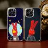 Cute B-Bodoque 31 Minutos Bunny Phone Case For iPhone 17 16 15 14 13 12 11 Mini Pro Max Plus Transparent Cover