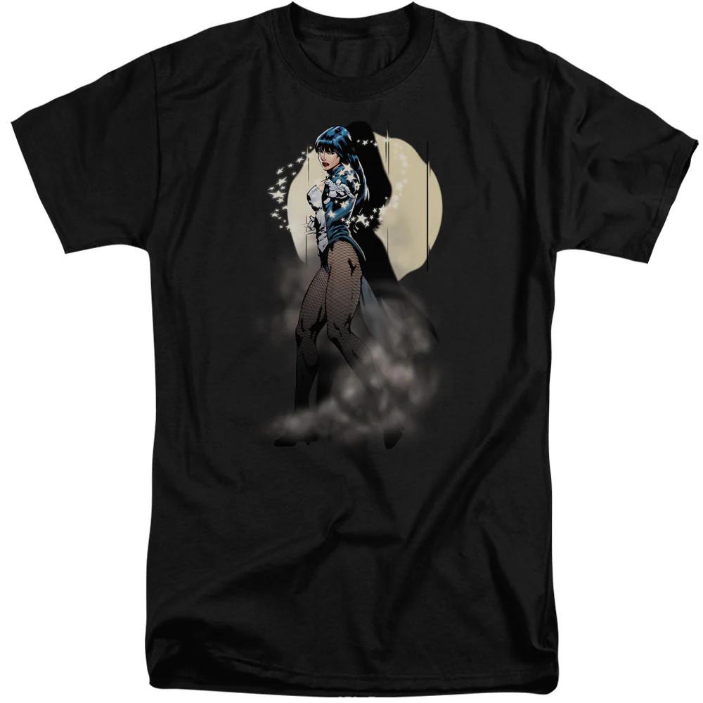 

Justice League Zatanna Illusion Mens Tall T Shirt Black 2XL