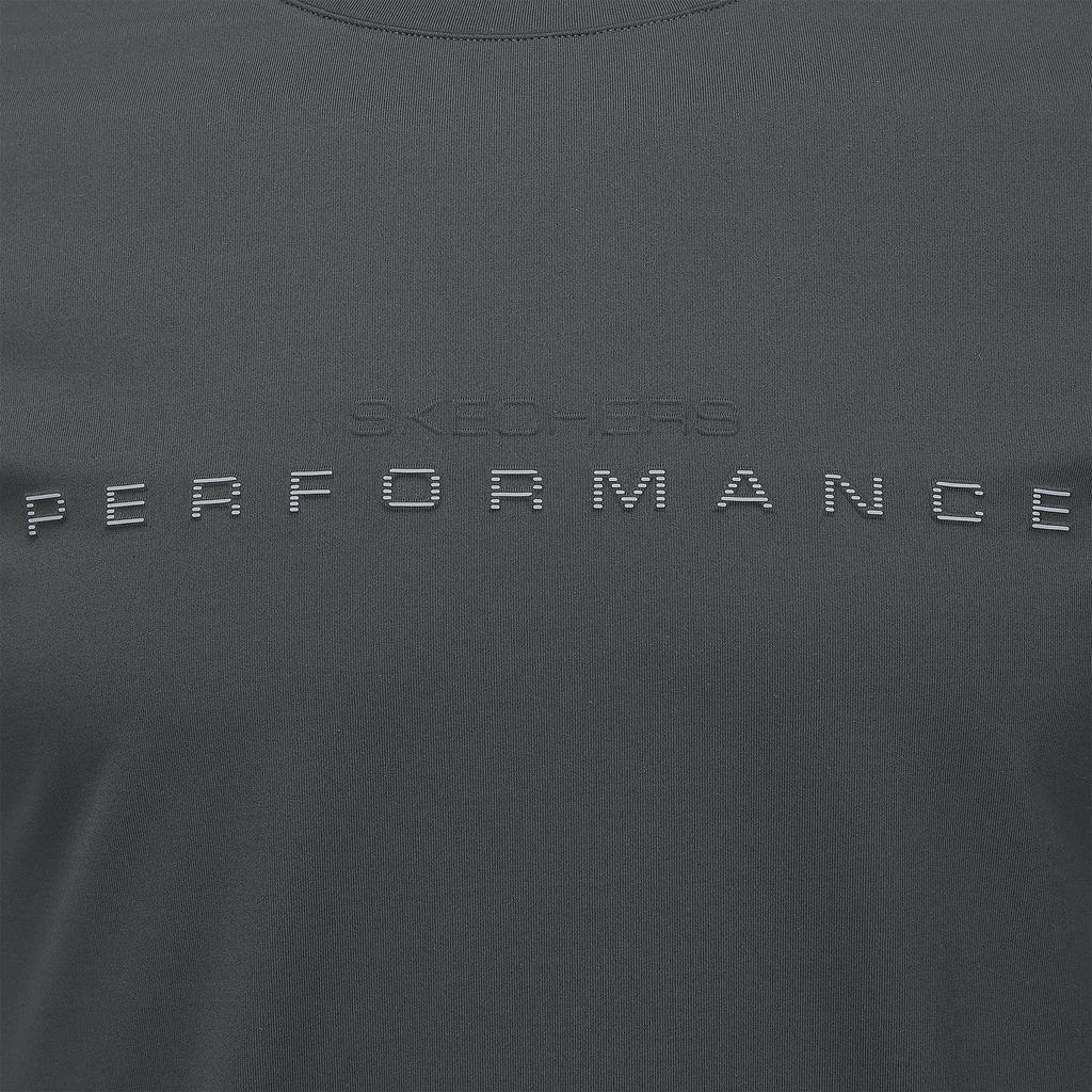 Skechers Round Neck Solid Color Pullover T-Shirt Men Tops P326M037-0715