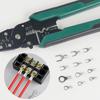 320pcs Wire Lugs Cable Terminals Electric Crimp Connector Non-Insulated Ring Terminal&Fork Connector Easy to Use