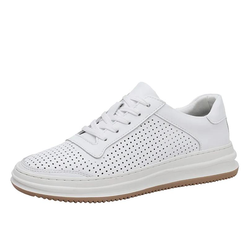 Summer Breathable Men Oxford Shoes Man Cowhide British Fashionable Simple Men's Casual Mens Shoes Shoes for Men