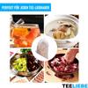 TEELIEBE 300x Bolsitas de té vacías Té Especias Hierbas Bolsitas de té, Bolsas Colador Vlies