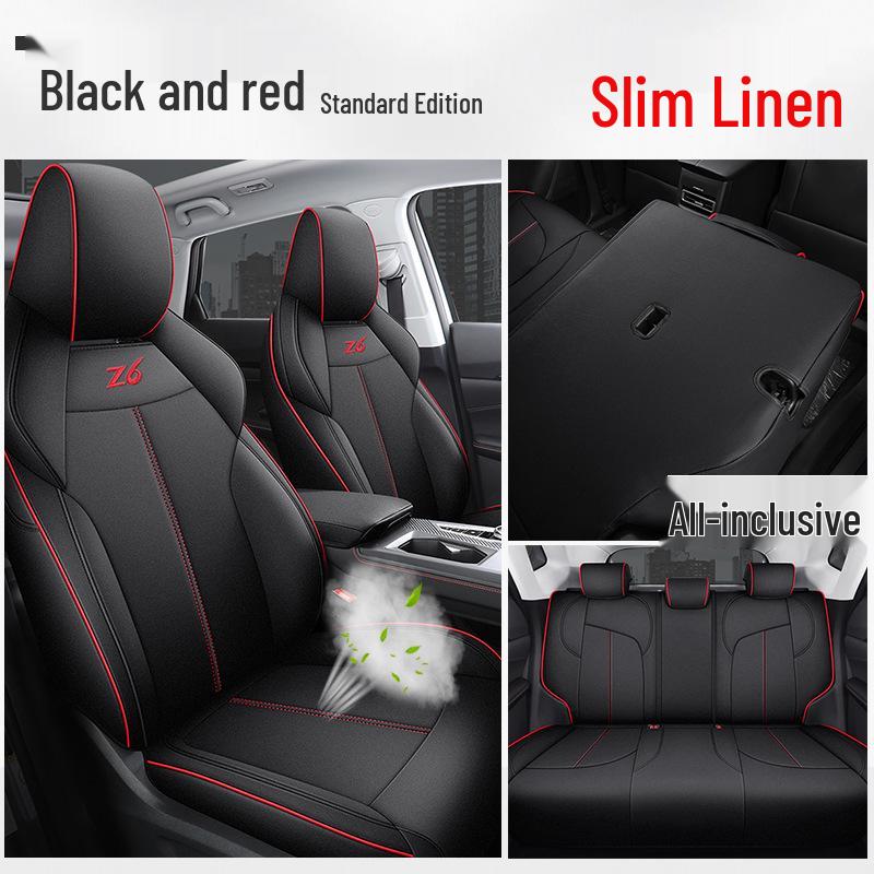 DJGY Leather Seat Cover for Changan Auchan Z6: All-Season Sports Cushion