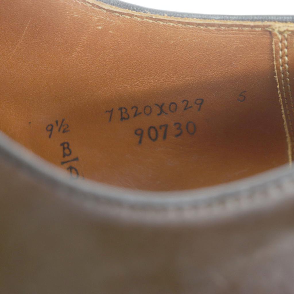 Great ALDEN Leather shoes Cigar cordovan inner wing, Brown Cordovan 9.5 90730 Used