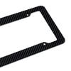 Black License Plate Frames Durable ABS Easy Installation Corrosion Resistant Car License Plate Frame