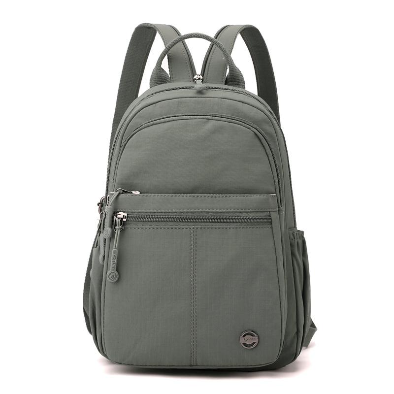 

Многофункциональный рюкзак Женская нагрудная сумка Однотонная сумка через плечо темно-серого