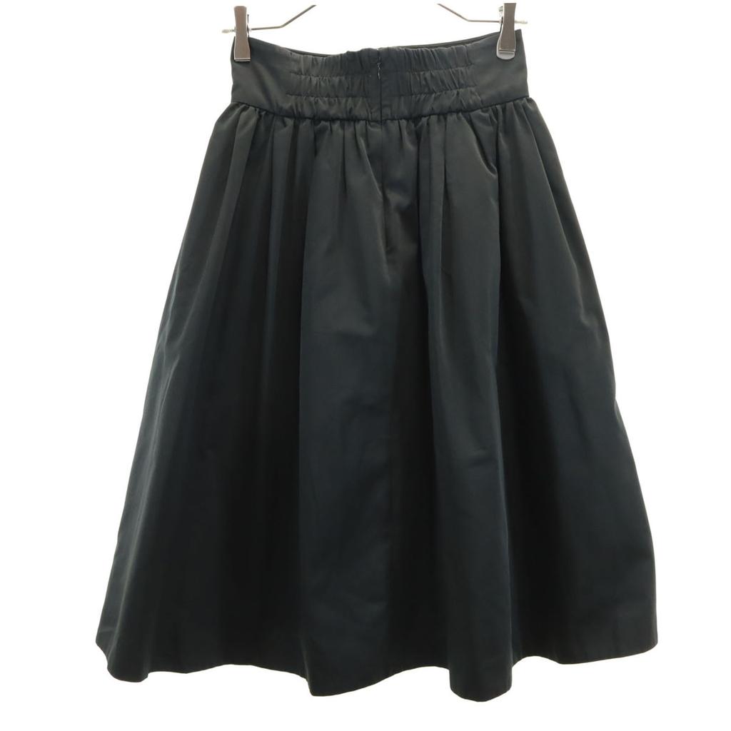 SNIDEL Mimole length volume skirt 1 black Women Used