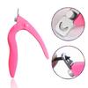 Professional Nail Art Clippers Special Type U False Tips Edge Cutter Manicure Adjustable Stainless Steel Nail Art Tool