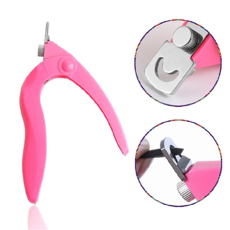 Professional Nail Art Clippers Special Type U False Tips Edge Cutter Manicure Adjustable Stainless Steel Nail Art Tool