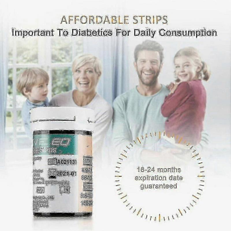 New Blood Glucose Meter and Diabetes Testing Kit (Includes 50 Test Strips) Diabetes Blood Glucose Meter