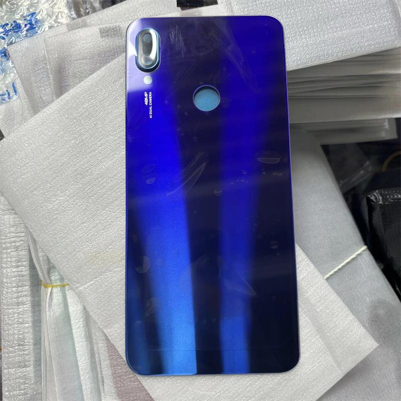 Per Redmi Note7 Note 7 Pro Cover Posteriore Batteria Telefono Pannello Posteriore Vetro Custodia Alloggiamento Con Lente Fotocamera Sostituzione