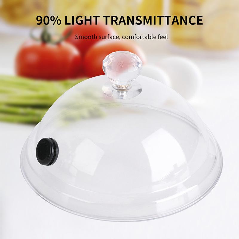 Transparent Molecular Cuisine Smoke Dome Food Tableware Cover Cake Lid Hotel Dish Smoker Tool Kitchen Dining Cover Accessory