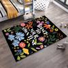 "Dance To Your Own Tune Floral Carpet with Vibrant Flower Design" Suitable for Use As an Anti-slip for Living Room Bedroom Sofas