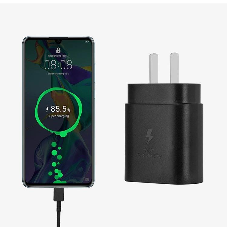 Compatible 25W Fast Charger for Samsung S23/S22 - US/EU/UK Adapter with PPS Super Fast Charging Protocol