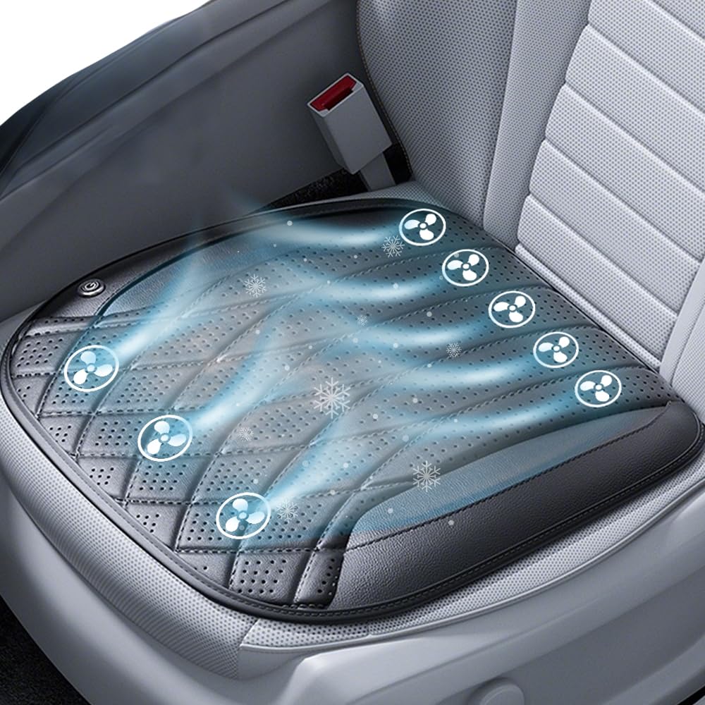 

(Улучшенный 2025 / Автоматическая функция / Кожа наппа) Крутое сиденье, Для автомобилей, дома, офисов, 8 мощных чёрный