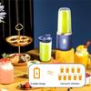 Electric 6 Blades Automatic 400ml Portable Electric Juicer USB Charging Fruit Squeezer Blender Portable