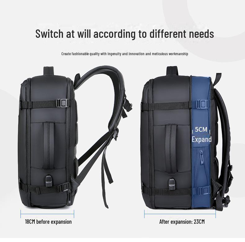 Herren- & Damenmode Business-Rucksack: High-End, Wasserdicht, Pendler- & Reisetasche
