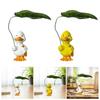 Duck Statue Decorative Birthday Gift Duck Figurine Desktop Craft Ornament for Office Indoor Outdoor Shelf Cabinet Living Room