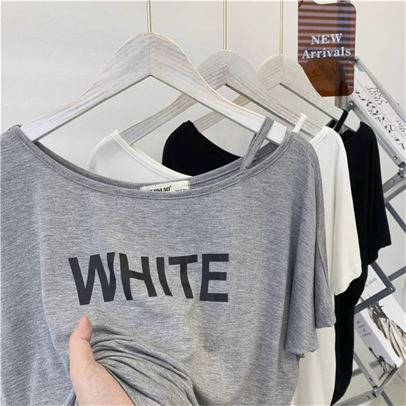 T-shirt Women Summer Printed Casual Large Size Loose Pullover Short-sleeved Yoga Tops