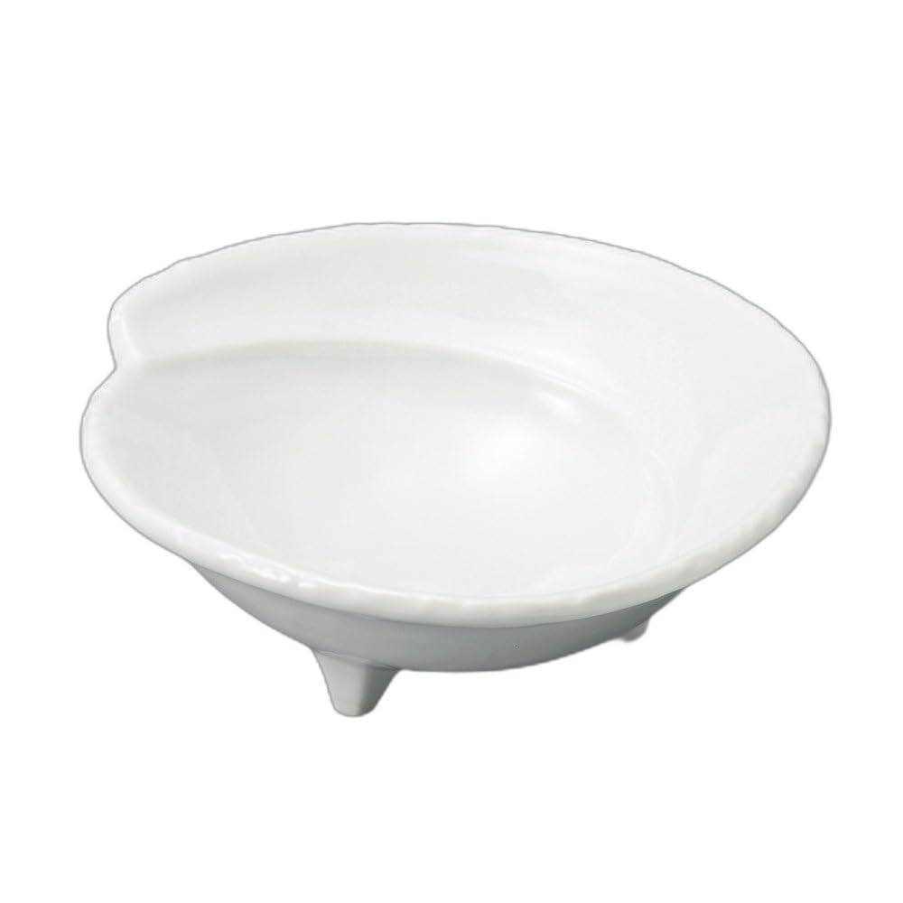 

Белая ракушка миска для сашими Миска для сашими на трех ножках [17×6,3 см] белый