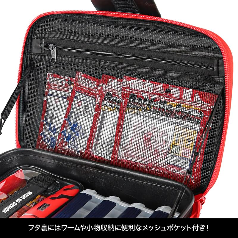 DRESS Mini Bakan RE White/Black Rod Holder, EVA, Multi-functional Fishing Tackle Case, Disaster Preparedness Storage Container, Tackle Bag