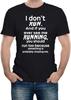 I Don't Run Funny Mens Novelty Slogan T-Shirt