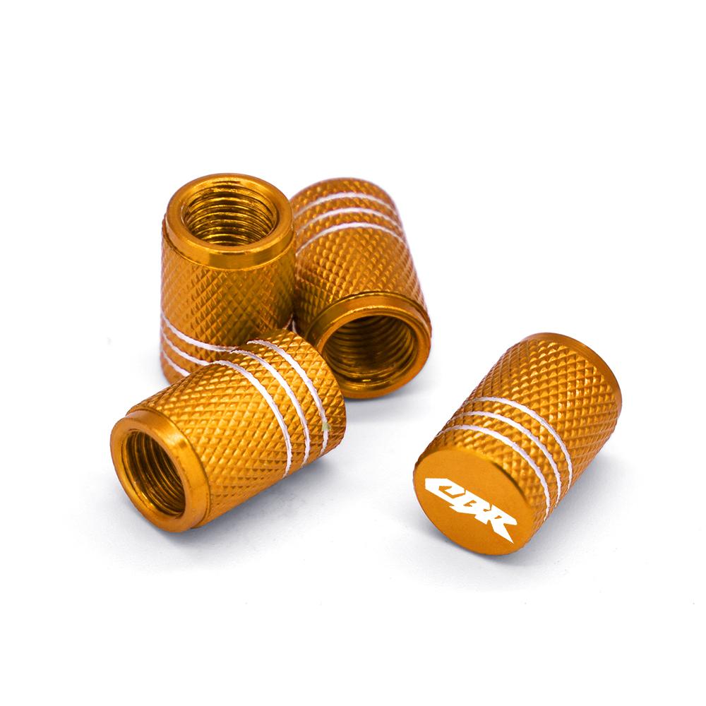 CBR Motorcycle Tire Valve Air Port Stem Cover Cap Plug CNC Aluminum Accessories For Honda CBR125 250 250R CBR600 F2 F3 F4 F4i