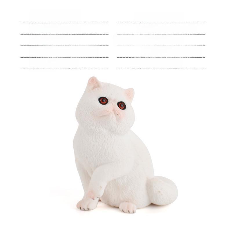 Set Jucării Pisoi Alb-Negru pentru Copii - Ornamente Model Pisică Rurală Chineză